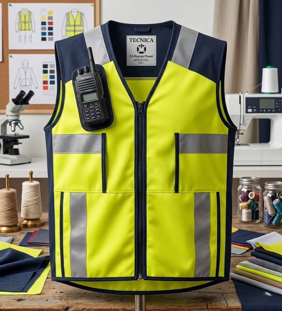 Gilet Professionale – Elasticità, Visibilità